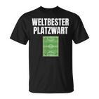 Worlds Best Platzwart Greenkeeper Football Pitch  T-Shirt