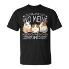 Zuhause Ist Wo Meine Meerschweinchen Sind Guinea Pigs T-Shirt