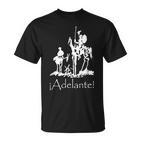 ¡Adelante Don Quijote Sancho Panza S T-Shirt