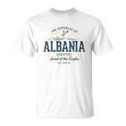 Albania Retro Styleintage Albania T-Shirt