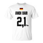 Andi Bar Sauftrikot X Malle Party Trikot Deutschland T-Shirt