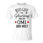 Beste Oma Alles Gute Zum Geburtstag Tollste Omi Grandkel S T-Shirt