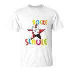 Children's First Day At School Ich Rocke Jetzt Die Schule Schulkind T-Shirt