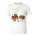 Children's Ich Bin 3 Jahre 3 Jahre Dritter Mit Kühen German T-Shirt