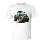 Children's Ich Bin 5 Traktor Bauer & Landwirt T-Shirt