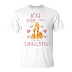 Children's Ich Werde Wieder Große Schwester Verkunden T-Shirt