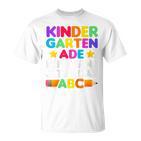 Children's Kindergarten Ade Ich Lerne Jetzt Das Abc T-Shirt