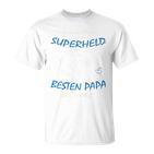 Children's Superhero Bester Papa Der Welt 80 T-Shirt