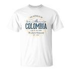 Colombia Retro Style Vintage Colombia T-Shirt