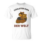 Coolster Papa Der Weltater Outfitatertag Bester Papa T-Shirt