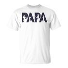 Damen Fisherman Papa Fisher Dad Angelnater Geschenk Mit-Ausschnitt T-Shirt