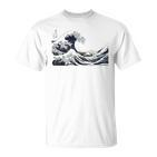 Die Große Welle Vor Kanagawa Hokusai T-Shirt