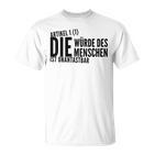 Die Würde Des Menschist Ist Unantastbar Gegen Recht Die T-Shirt