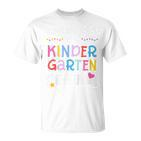 Erster Tag in Kita T-Shirt für Kinder, Bin Jetzt Kindergartenkind Schwarz