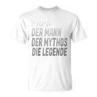 Herrenatertagsgeschenk Papa &Ater Atertag Spruch Raglan T-Shirt