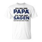 Ich Bin Der Papa Gray T-Shirt