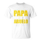 Ich Habe Zwei Titel Papa Und Abuelo Opa Spanien Raglan T-Shirt