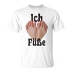 Ich Liebe Füße Lustiges T-Shirt