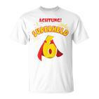 Kinder Achtung Dieser Superheld Ist Jetzt 6 Jahre Old  T-Shirt