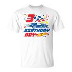 Kinder Hot Wheels – Junge Zum 3 Geburtstag T-Shirt