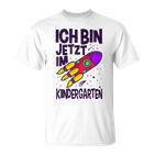 Kinder T-Shirt Ich Bin Jetzt Im Kindergarten - Einschulungsgeschenk