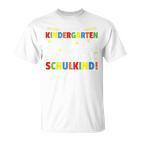 Kinder Tschüss Kindergarten Ich Werde Jetzt Ein Schulkind T-Shirt