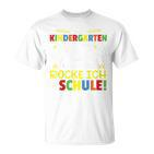 Kindergarten Abschied Jetzt Rocke Ich Die Schule Kindergarten Farewell T-Shirt