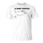 Le Mont Ventoux Serpentines France Cycling T-Shirt