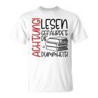 Lesen Dummheit S T-Shirt