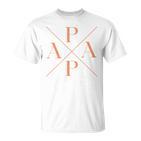 Lustiger Papa Est 1960 Papa Seit 1960 Papa 1960 T-Shirt