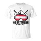 Obertauern Ski Area Austria Retro Ski T-Shirt