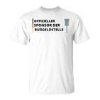 Offizieller Sponsor Der Bußgeldstelle S T-Shirt