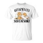 Offizielles Schlaf Pyjama Schlafanzug Herren Damen T-Shirt