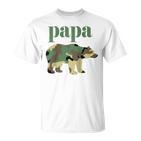 Papa Bär Camo Camo Papa Bär Passender Familienbär Raglan T-Shirt