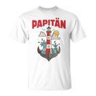 Papitänatertag Bester Papa Anker Leuchtturm Norden Kapitän Kapuzenjacke T-Shirt