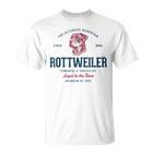 Retro-Styled Vintage Rottweiler T-Shirt