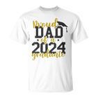 Stolzer Papa Einer Klasseon 2024 Absolventen-Abschluss T-Shirt