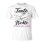Tante Und Niece Beste Freunde Für Leben Patentante Slogan T-Shirt