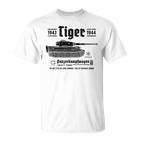 Tiger Panzer Pzkpfwi World War 2Intage T-Shirt