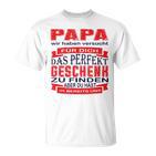 Vater Tochter Sohnatertagatertagsgeschenk Für Papa T-Shirt