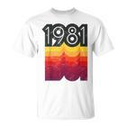 Vintage 80S Style 1981 T-Shirt