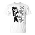 Yorkshire Terrier Hund Herrchen Frauchen Hunde T-Shirt