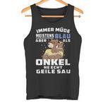 Geiles Blau Tanktops