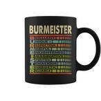 Burmeister Name Mugs