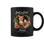 Girl Who Loves Foxes Mugs