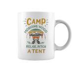 Camp Morning Wood Mugs