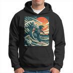 Japanese Wave Hoodies