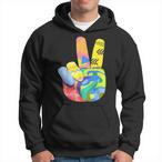 Peace Hand Sign Hoodies