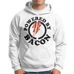 Powered By Bacon Hoodies