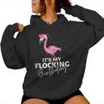 Flamingo Birthday Hoodies